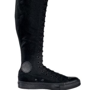 Converse Knee High Black Monochromatic W 11 M 9